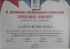 Uzm. Dr. Çağnur Özcanlı Dermatoloji sertifikası