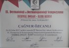 Uzm. Dr. Çağnur Özcanlı Dermatoloji sertifikası