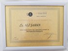 Uzm. Dr. Ali Şahan Dermatoloji sertifikası