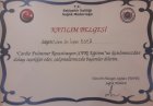 Doç. Dr. İrfan Eser Göğüs Cerrahisi sertifikası