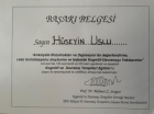 Uzm. Dr. Hüseyin Uslu Çocuk ve Ergen Psikiyatristi sertifikası