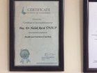 Prof. Dr. Haluk Recai Ünalp Genel Cerrahi sertifikası