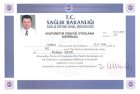 Dr. Mehmet Eken Geleneksel ve Tamamlayıcı Tıp sertifikası
