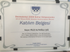 Uzm. Dr. Filiz Altıoğlu Çığ Dermatoloji sertifikası