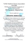 Dr. Cemalettin Ekmekcioğlu Geleneksel ve Tamamlayıcı Tıp sertifikası