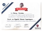 Uzm. Kl. Psk. Merve Yılmaz Psikoloji sertifikası