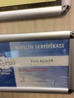 Op. Dr. Fatih Kenar Göz Hastalıkları sertifikası
