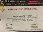 Dr. Öğr. Üyesi Hediye Dağdeviren Kadın Hastalıkları ve Doğum sertifikası