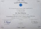 Doç. Dr. Nuri Okkabaz Genel Cerrahi sertifikası