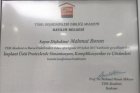 Dt. Mahmut Boran Diş Hekimi sertifikası