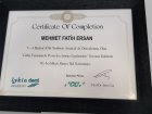 Dt. Mehmet Fatih Ersan Diş Hekimi sertifikası