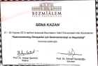 Uzm. Dyt. Sena Kazan Diyetisyen sertifikası