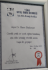 Uzm. Dr. Ahsen Büyükavşar Psikiyatri sertifikası