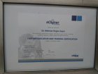 Prof. Dr. M. Özgür Sayın Diş Hekimi sertifikası