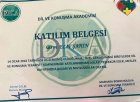 Uzm. Kl. Psk. Elif Ülkü Psikoloji sertifikası