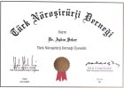 Doç. Dr. Aşkın Şeker Beyin ve Sinir Cerrahisi sertifikası