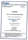 Dr. Cemalettin Ekmekcioğlu Geleneksel ve Tamamlayıcı Tıp sertifikası