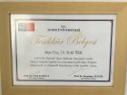 Prof. Dr. Erdal Türk Çocuk Cerrahisi sertifikası