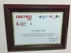 Op. Dr. Gürkan Mola Ortopedi ve Travmatoloji sertifikası