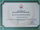 Uzm. Dr. Meral Argun Uslu Psikiyatri sertifikası