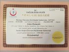 Uzm. Dr. Arten Dyrmishi Diş Hekimi sertifikası