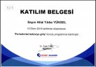 Dr. Hilal Yıldız Yüksel Diş Hekimi sertifikası