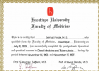Prof. Dr. Serhat Fındık Göğüs Hastalıkları sertifikası