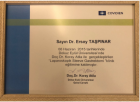 Op. Dr. Ersoy Taşpınar Genel Cerrahi sertifikası