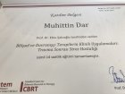Uzm. Psk. Muhittin Dar Psikoloji sertifikası