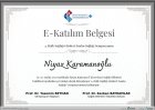 Dyt. Niyaz Karamanoğlu Diyetisyen sertifikası