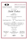 Uzm. Kl. Psk. Salih Eskici Psikoloji sertifikası