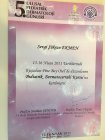 Uzm. Dr. Sevgi Ekmen Çavuş Dermatoloji sertifikası
