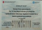 Dt. Erkut Küp Diş Hekimi sertifikası