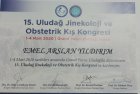 Op. Dr. Emel Arslan Yıldırım Kadın Hastalıkları ve Doğum sertifikası