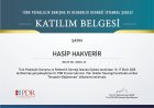 Uzm. Kl. Psk. Erdim Hasip Hakverir Psikoloji sertifikası