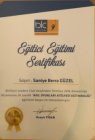 Psk. Saniye Berra Güzel Yaşar Psikoloji sertifikası