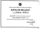 Op. Dr. Dürdane Keskin Plastik Rekonstrüktif ve Estetik Cerrahi sertifikası