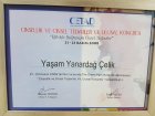 Uzm. Psk. Yaşam Yanardağ Çelik Psikoloji sertifikası