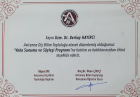 Uzm. Dt. Berkay Hayırcı Diş Hekimi sertifikası