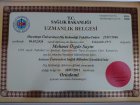 Prof. Dr. M. Özgür Sayın Diş Hekimi sertifikası