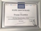 Dt. Duygu Eryetgin Ceyran Diş Hekimi sertifikası