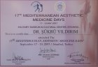 Dr. Şükrü Yıldırım Akupunktur sertifikası