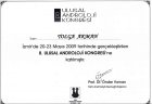 Prof. Dr. Tolga Akman Üroloji sertifikası