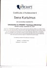 Dil ve Konuşma Terapisti Sena Kurtulmuş Dil Konuşma Bozuklukları sertifikası