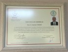Dr. Alparslan Tekiner Medikal Estetik Tıp Doktoru sertifikası