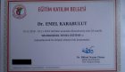 Uzm. Dr. Emel Karabulut Aile Danışmanı sertifikası