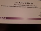 Uzm. Dr. Cem Yalçın Psikiyatri sertifikası