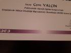 Uzm. Dr. Cem Yalçın Psikiyatri sertifikası