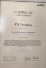 Uzm. Dr. Dt. Elifcan Kıvrak Diş Hekimi sertifikası