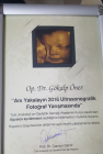 Prof. Dr. Gökalp Öner Kadın Hastalıkları ve Doğum sertifikası